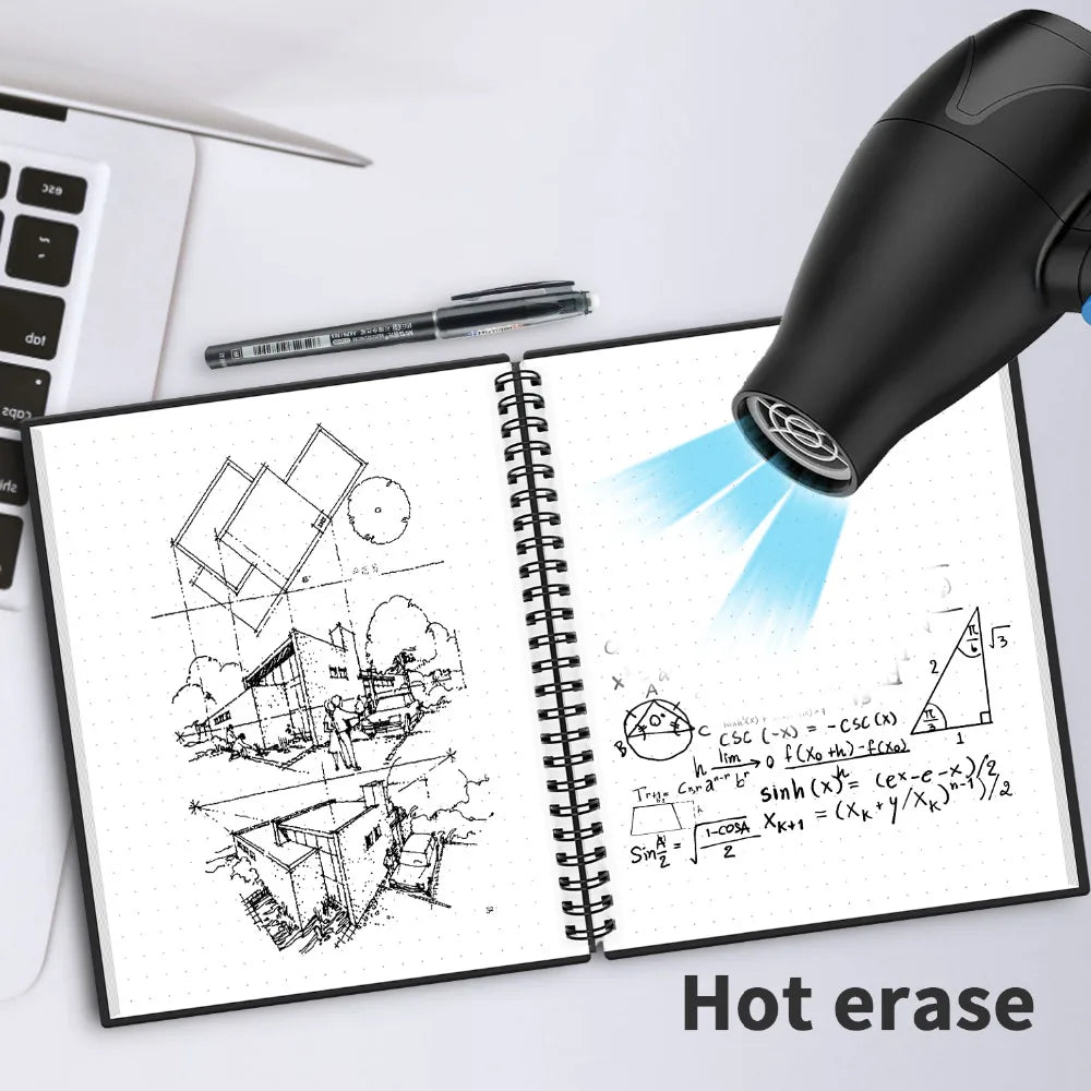 Reusable Eco-Friendly Smart Notebook (With Pen & Cloth)