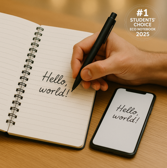 Reusable Eco-Friendly Smart Notebook (With Pen & Cloth)